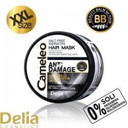 CAMELEO BB - ANTI DAMAGE - Maska sa keratinom i uljem makadamije za izuzetno oštećenu i suvu kosu - Bez soli XXL 500ml